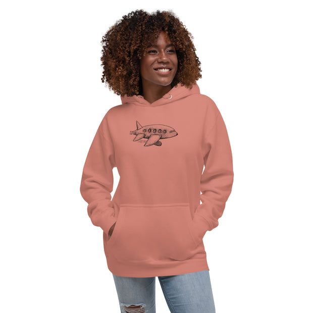 DOGS ON A PLANE Unisex Hoodie
